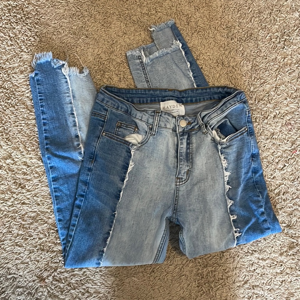 Two-toned Hayden skinny jeans